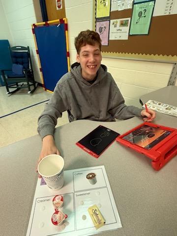 using visuals to prepare coffee 