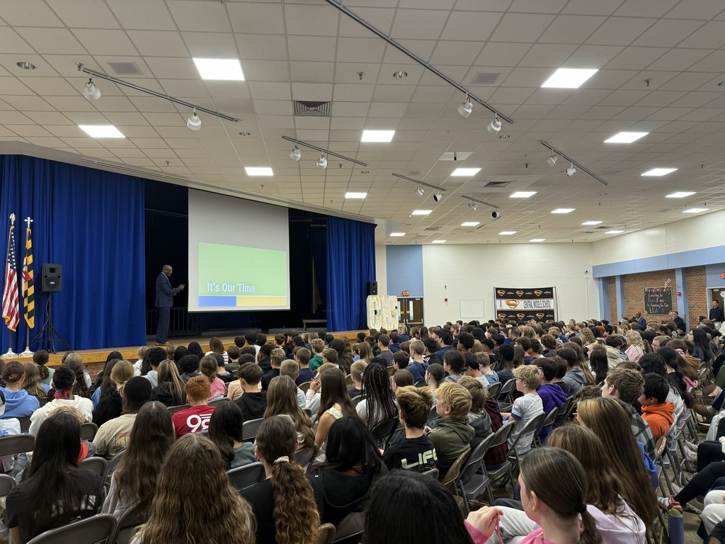 Dr. Bedell visits Central Middle School