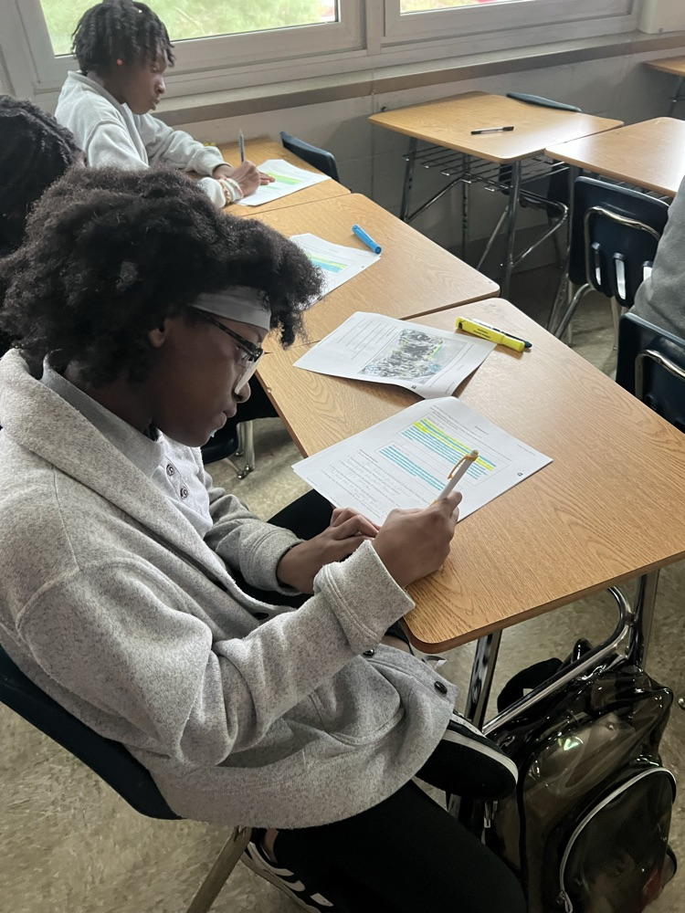 student highlighting