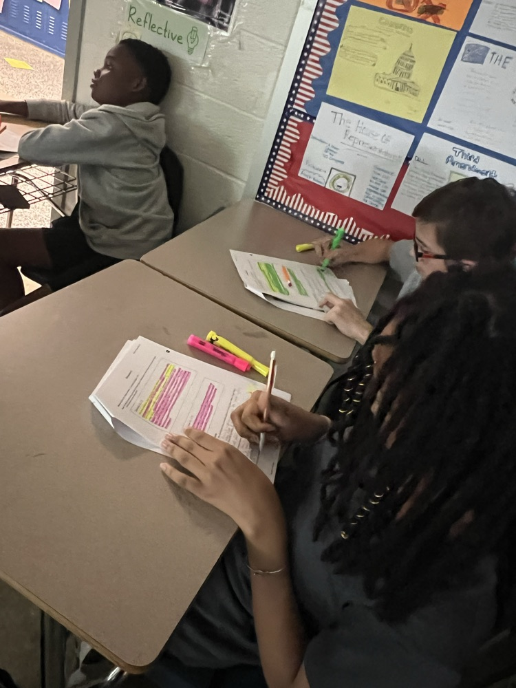 student highlighting