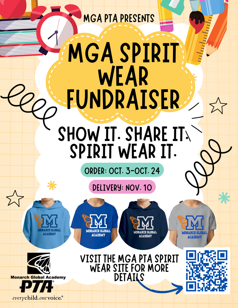 MGA Spirit Wear Flyer