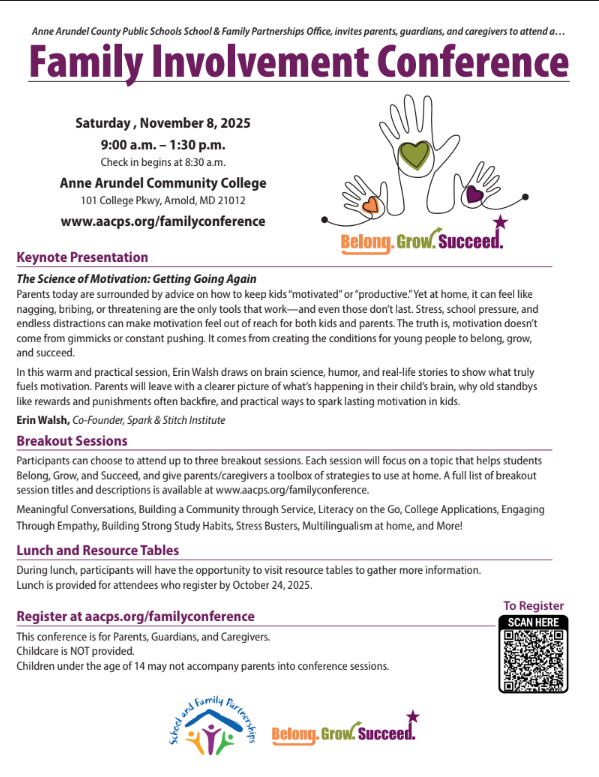 Family Involvement Flyer - Eng