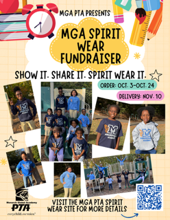 MGA Spirit Wear Flyer