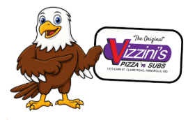 Eagle with Vizzini's Pizza 