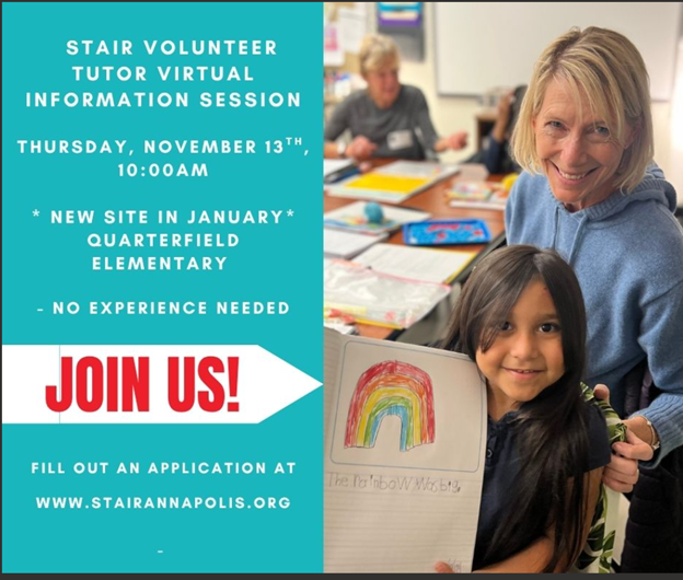 Volunteer tutor session information