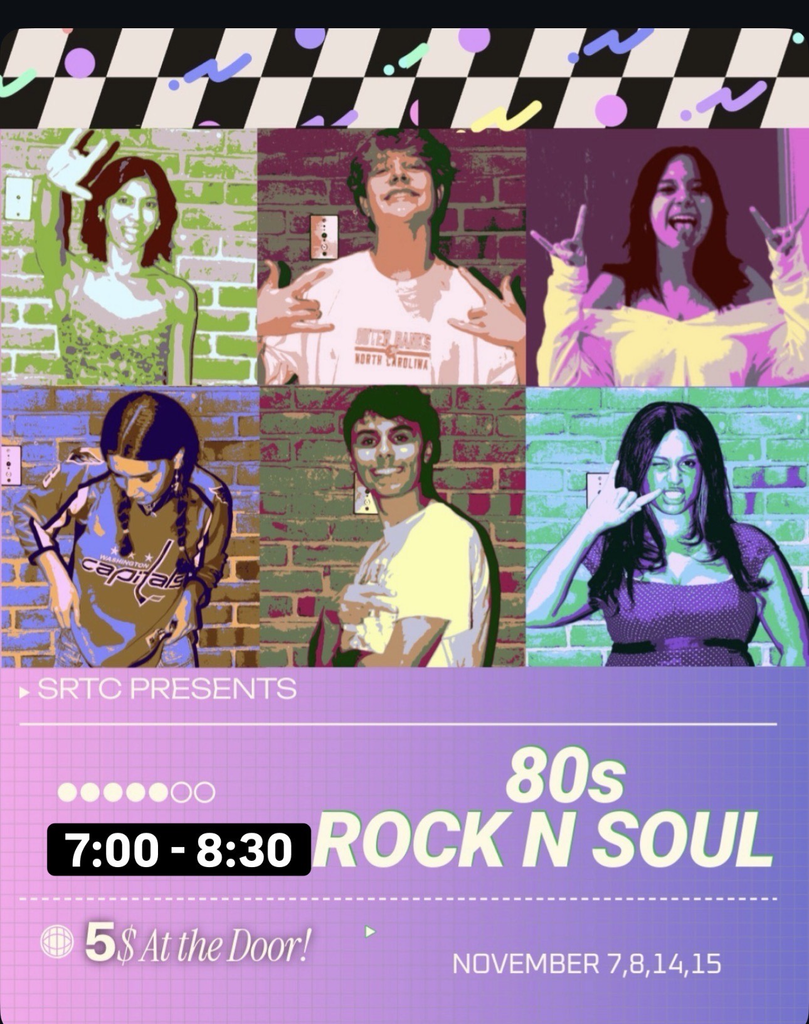 South River's 80s Rock N Soul show performances will be held at 7pm on November 7, 8, 14, & 15. Tickets are $5 at the door.