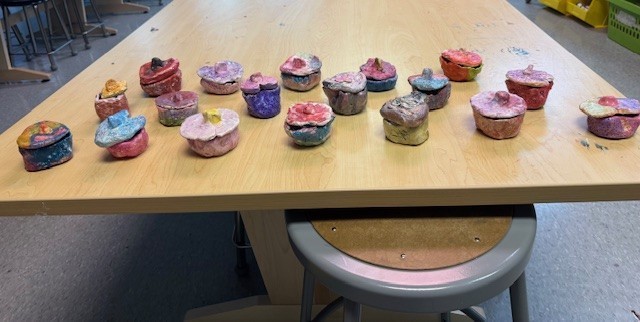 1st grade pinch pots