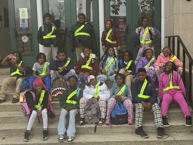 students smiling with safety belts