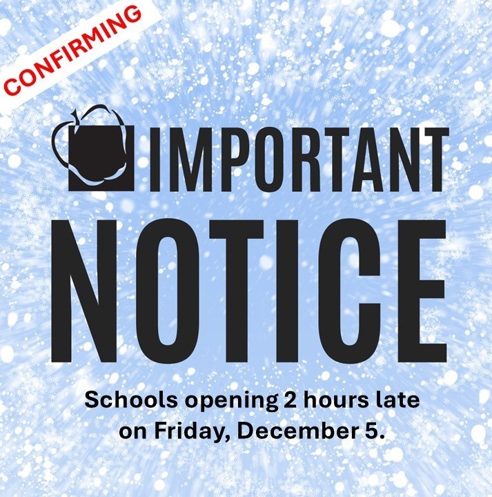 Confirming 2 hour delayed opening