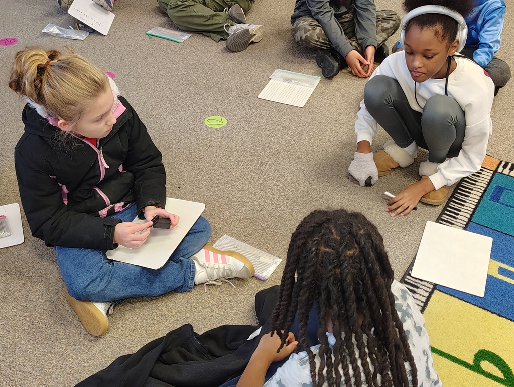 Students turned together, talking