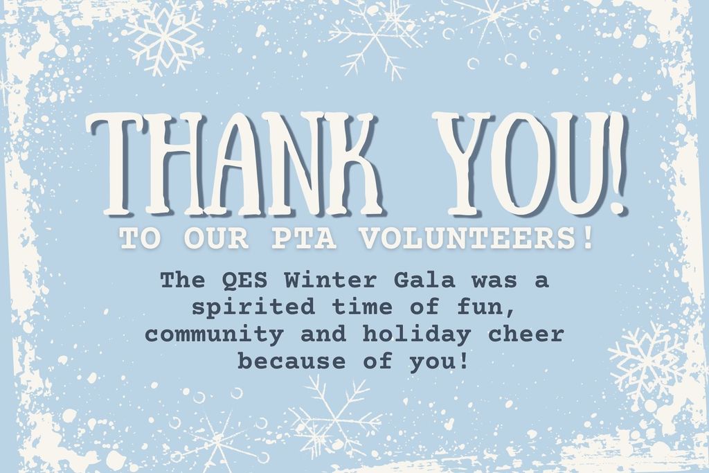 Thank you  note with winter scene