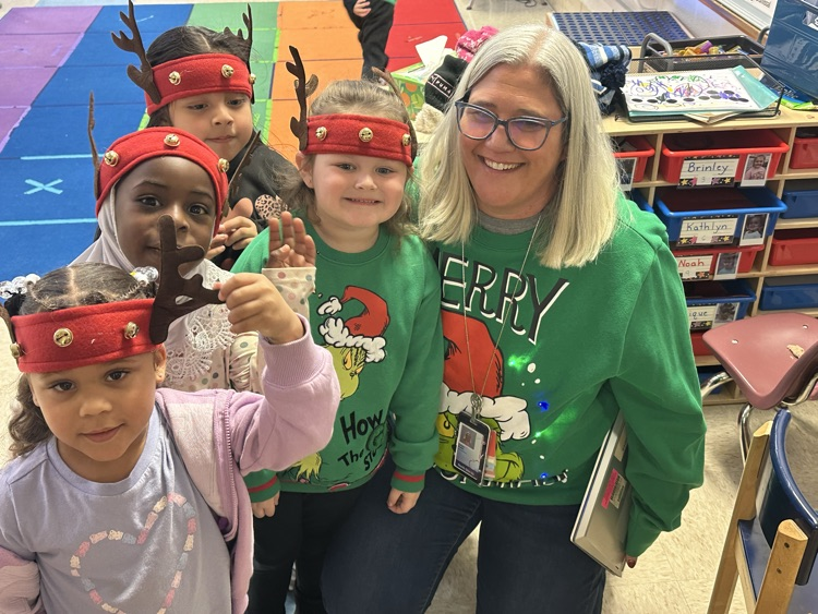 principal and students 