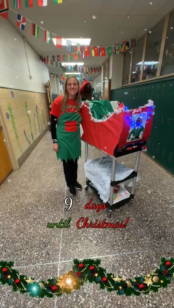 Principal Barnes with Woody's Sleigh Service 