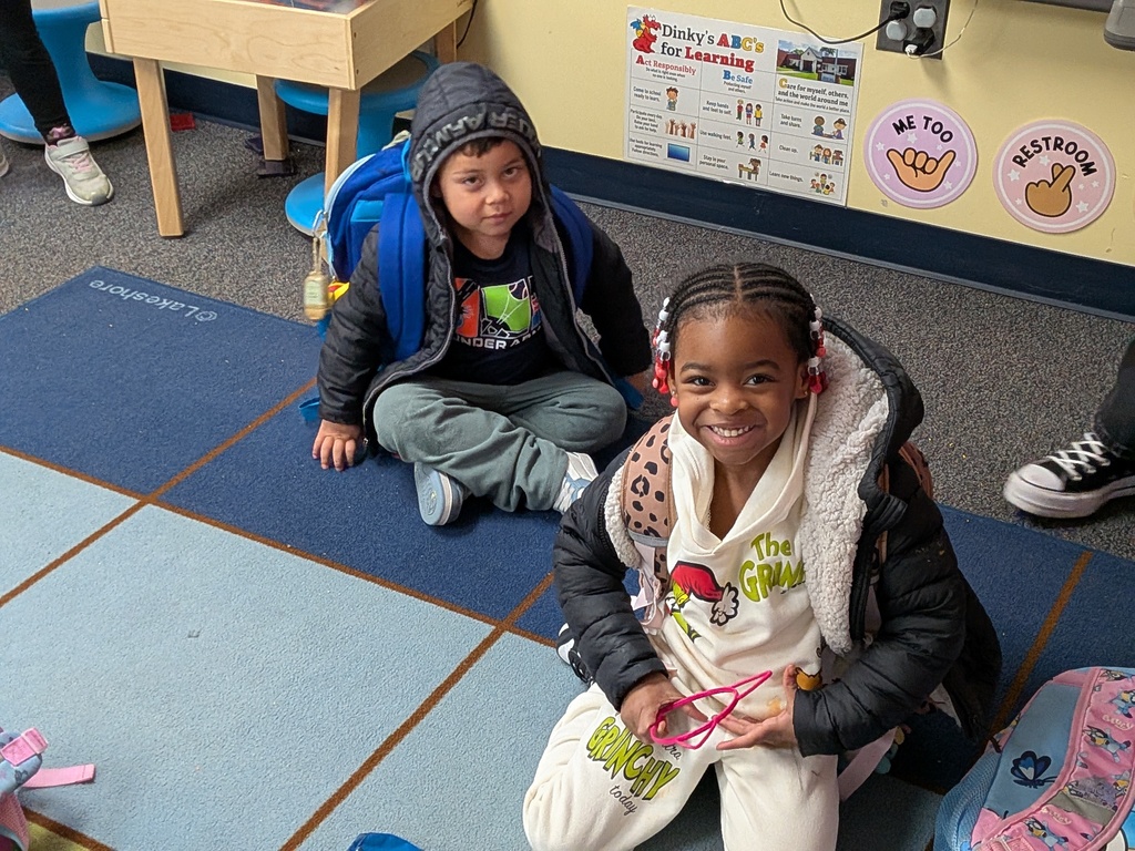 Students in holiday clothing
