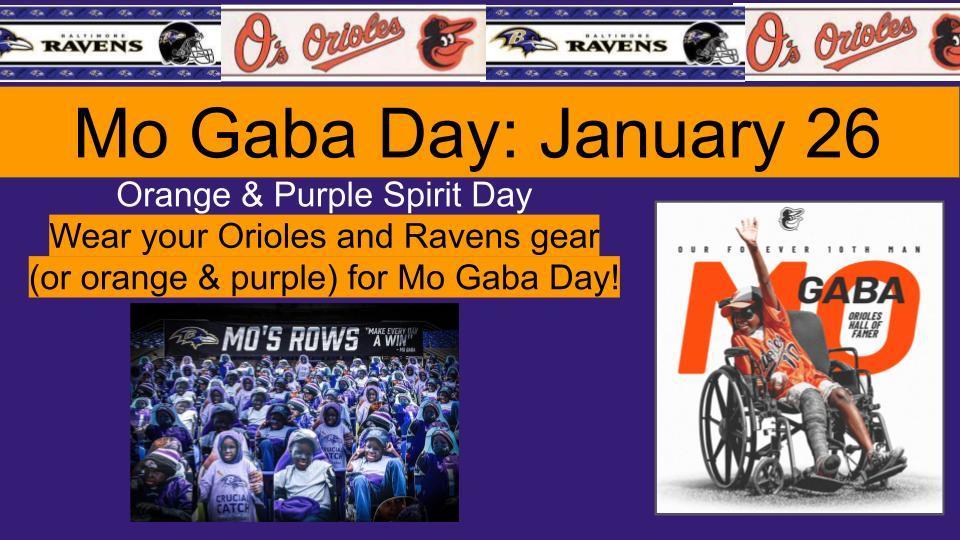 Mo Gaba spirit day