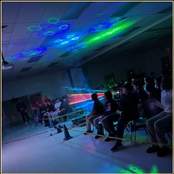 6th grade assembly laser show