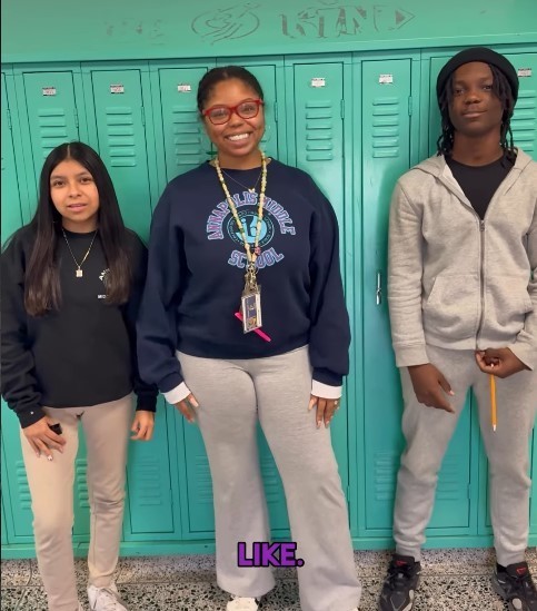 Ams teracher and student