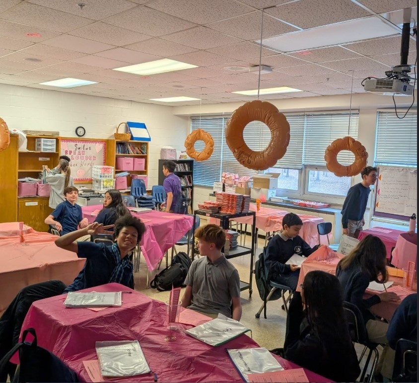 7th grade stduents at AMS in Ms. Key's class