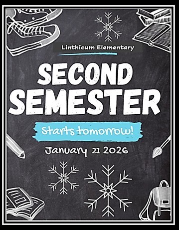 Second Semester Starts Tomorrow Jan. 21st