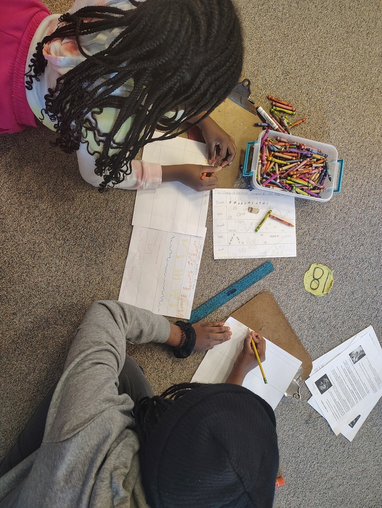 students working on their projects