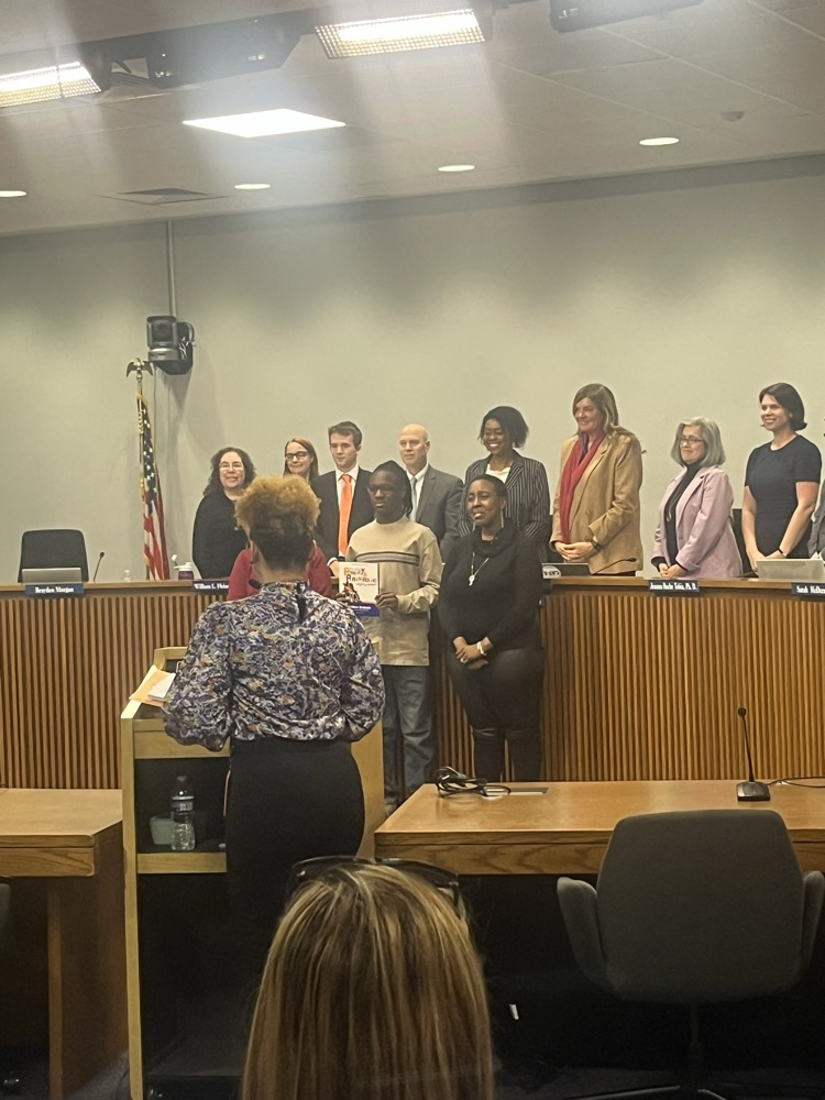student with board and award 