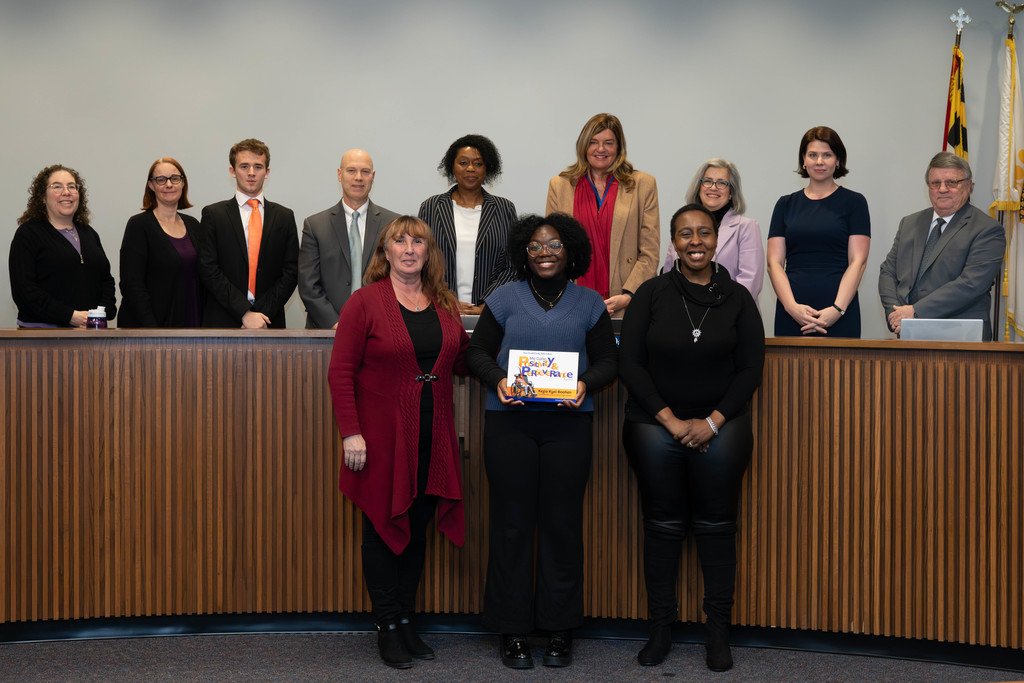 • Primary – Mailén Alvarenga Díaz, George T. Cromwell Elementary School • Intermediate – Clyde Hicks, Oak Hill Elementary School • Middle – Riley Whitney, Magothy River Middle School • High – Kezia Kyei-Boahen, Chesapeake Science Point High School • Legacy – Ashton Graham, MacArthur Middle School • Legacy – Maneka Monk, AACPS Director of Communications