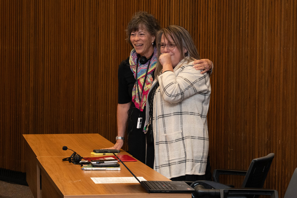 Employee of the Month – Mariana Lathrop, Annapolis High School and manager, Karen McDonough