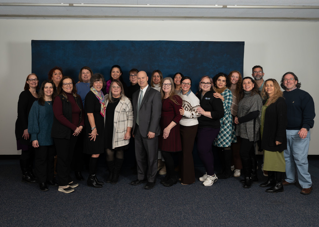 Chief of staff, Family, and friends with Employee of the Month – Mariana Lathrop, Annapolis High School