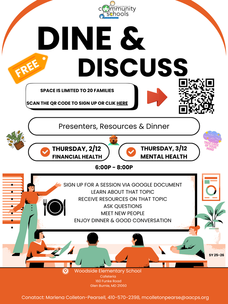 Dine and Discuss-Sign up today!
