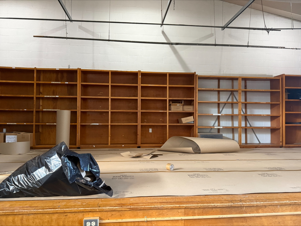 Interior room under construction at Carver EEC