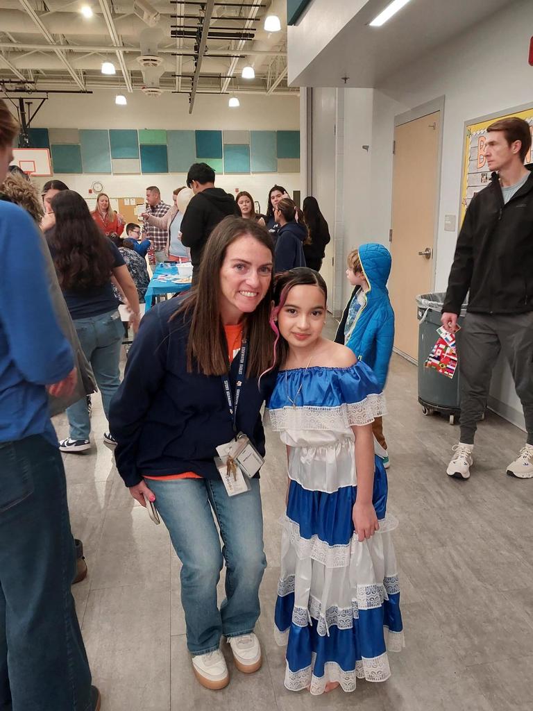 Students and Community at the Edgewater Elementary International Night.  