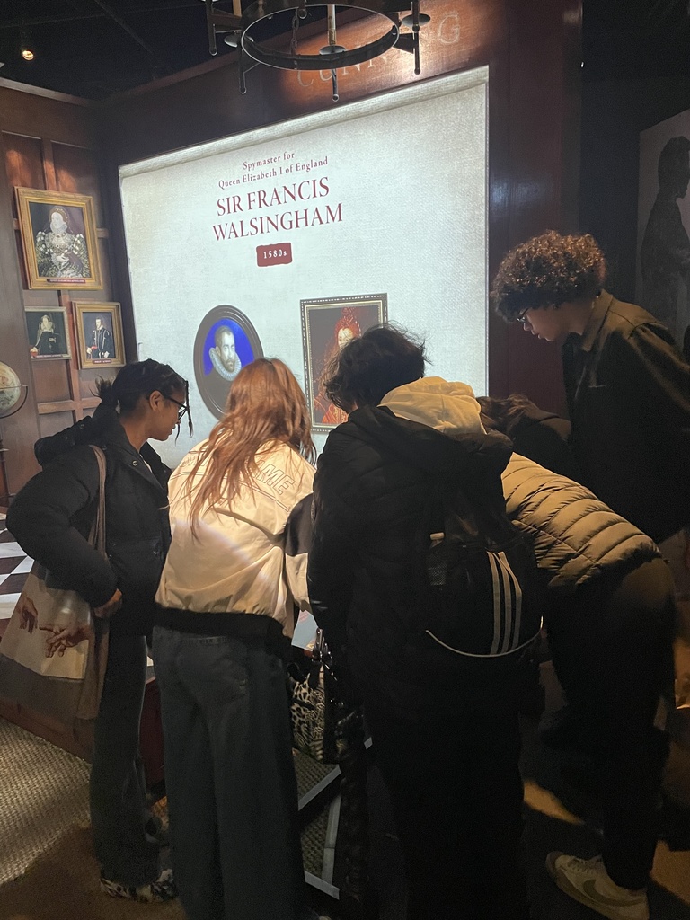 Student at Spy Museum