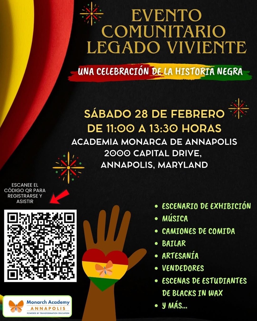 Living Legacy Community Event Flyer in Espanol