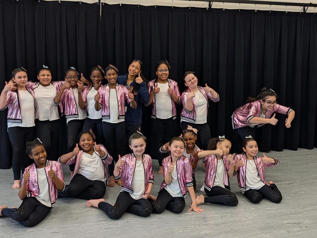 Photo of dance crew before performance!