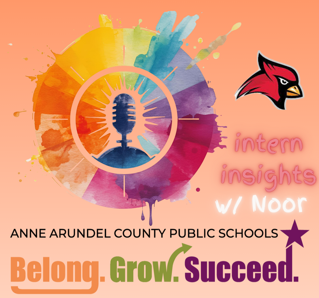 Noor Crofton Highschool Intern Insight, picture of microphone in a circle