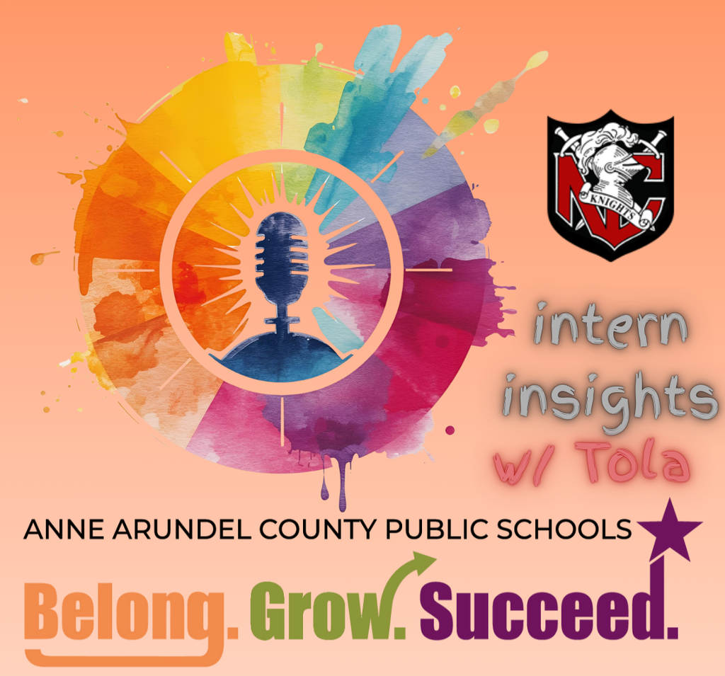 Tola North County Highschool Intern Insight, picture of microphone in a circle