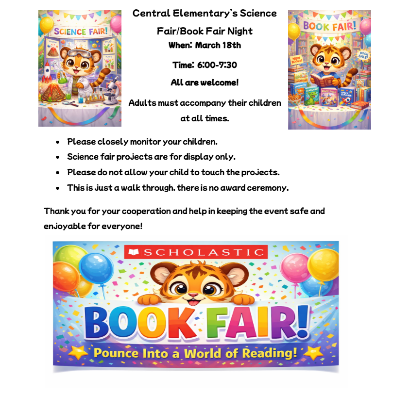 Book/Science Fair Flyer