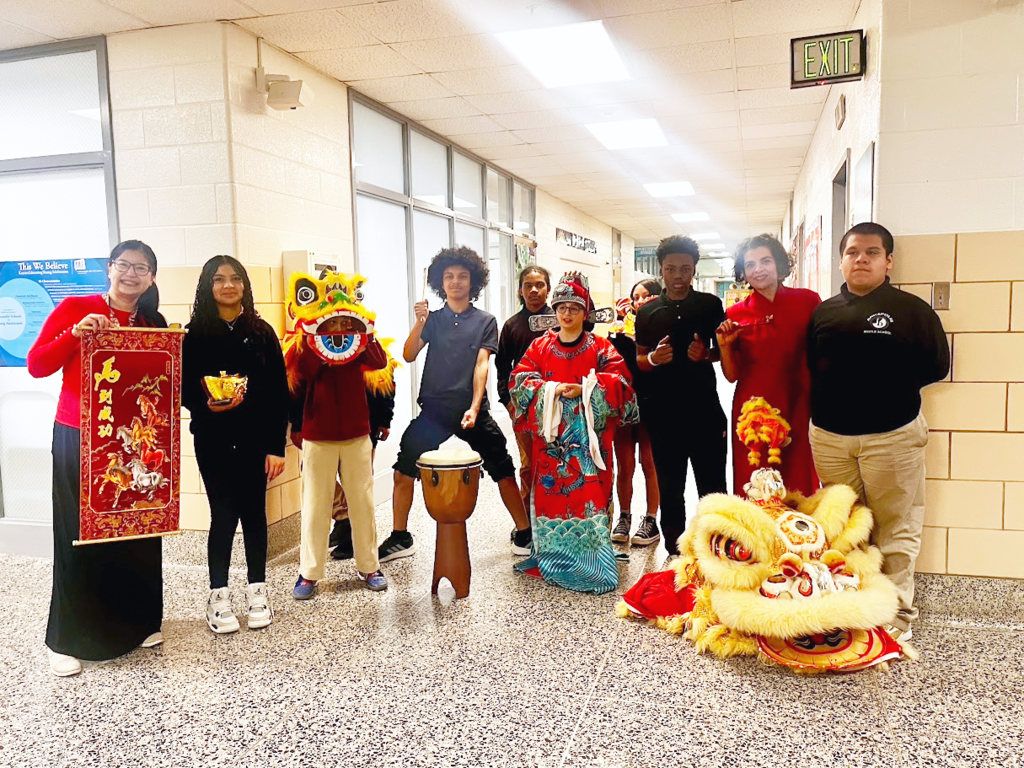 Lunar Year at AMS 8th graders