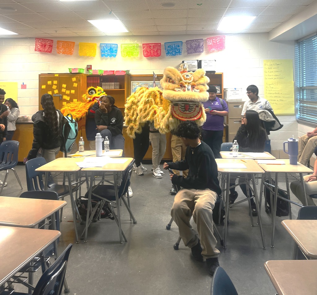 Lunar Year at AMS 8th graders