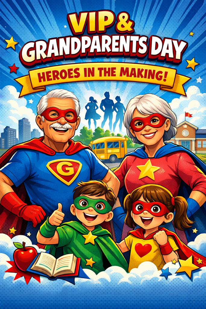 VIP/Grandparents Day: Heroes in the Making!
