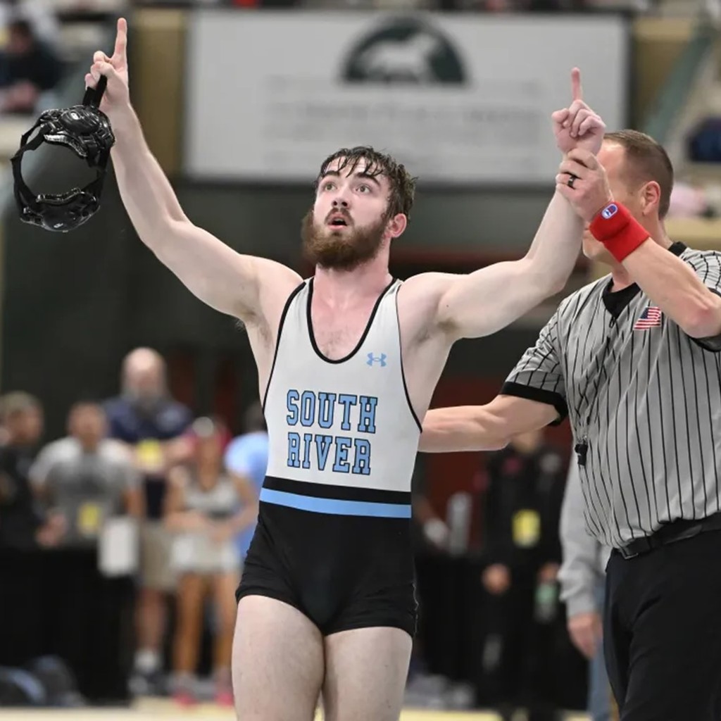 South River wrestling champion Chris Millard