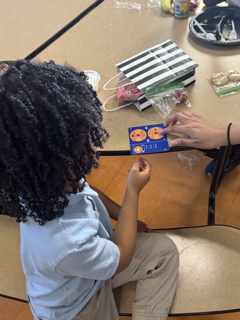 Math games during lunch!