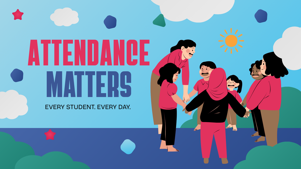 Picture of students playing ring around the rosey with teacher.