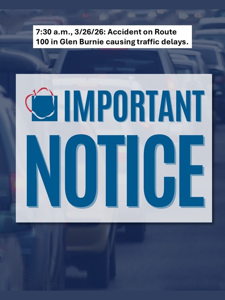 Accident on Route 100 causing traffic delays