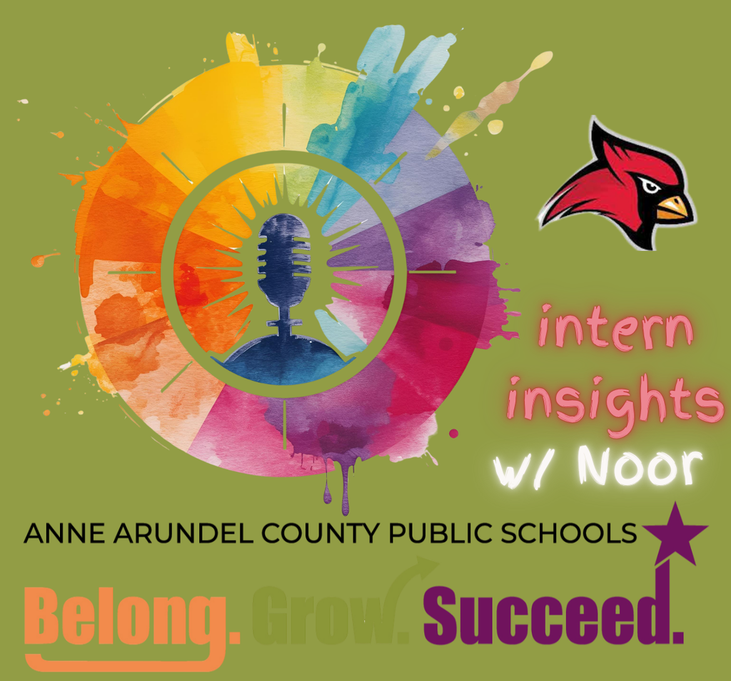 Noor Crofton Highschool Intern Insight, picture of microphone in a circle