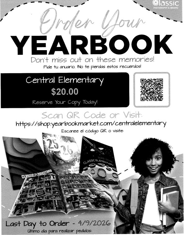 yearbook flyer