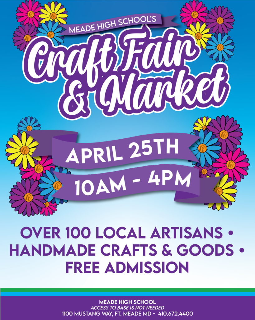 Spring Craft Fair and Market Poster