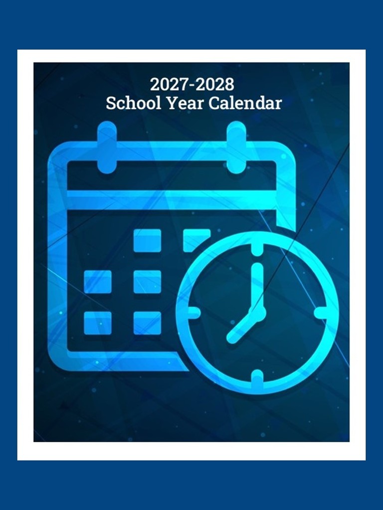 2027-2028 School Year Calendar Artwork