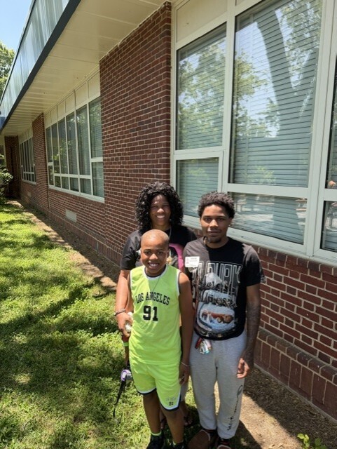 Ms. Brown at 5th grade picnic
