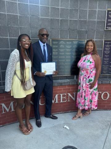 Dr. Bedell and family members